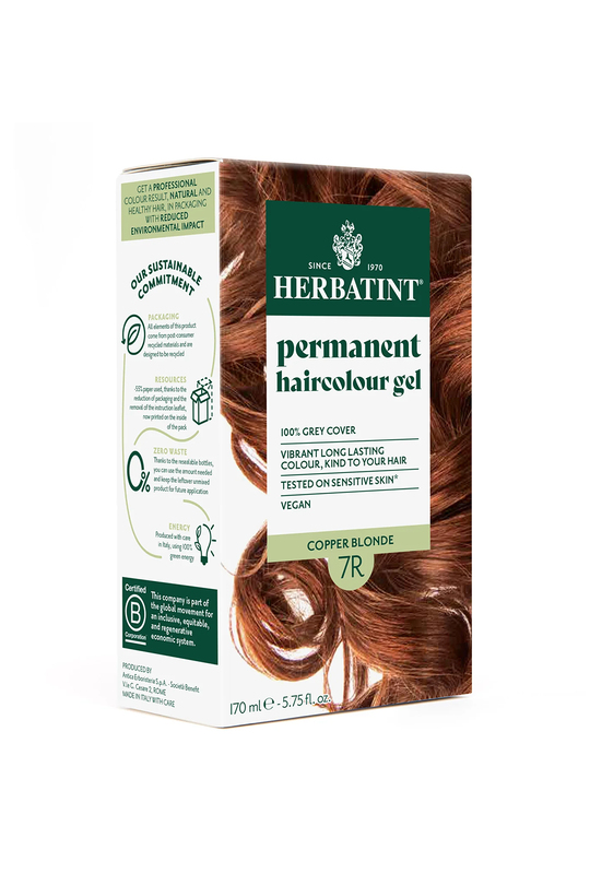 Herbatint Bitkisel Özlü Kalıcı Saç Boyası | Bakır Kumral (Blond Cuivre 7R) 170 mlSaç BoyalarıHerbatintHerbatint Bitkisel Özlü Kalıcı Saç Boyası | Bakır Kumral (Blond Cuivre 7R) 170 ml