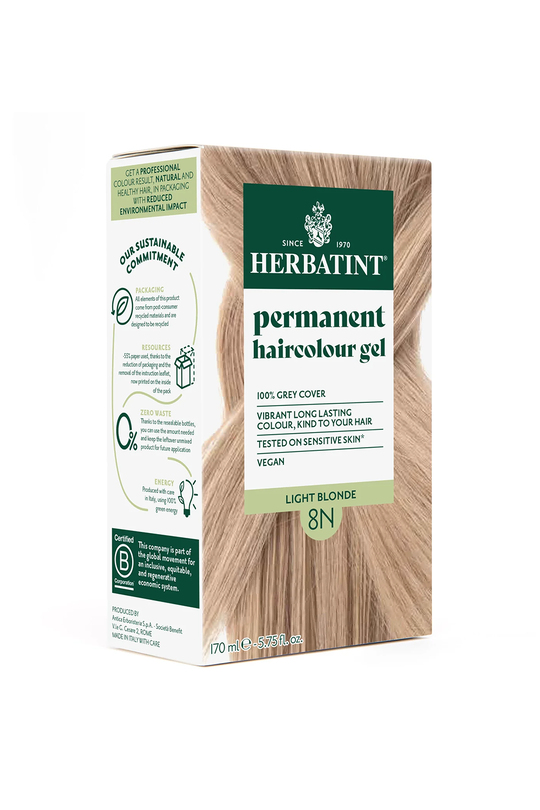 Herbatint Bitkisel Özlü Kalıcı Saç Boyası | Doğal Açık Kumral (Blond Clair 8N) 170 mlSaç BoyalarıHerbatintHerbatint Bitkisel Özlü Kalıcı Saç Boyası | Doğal Açık Kumral (Blond Clair 8N) 170 ml