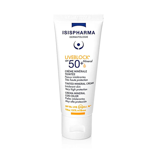 Isis Pharma Uveblock SPF 50+ Mineral Cream 40 ml - Renkli | KozmovitalYüz Güneş ÜrünleriIsis PharmaIsis Pharma Uveblock SPF 50+ Mineral Cream 40 ml - Renkli