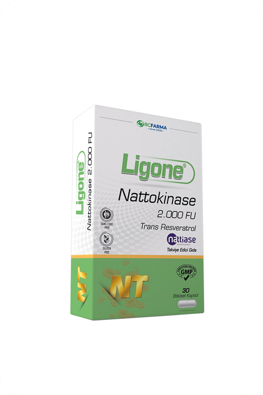 Bitkisel ÜrünlerRc FarmaLigone Nattokinase 30 Bitkisel Kapsül