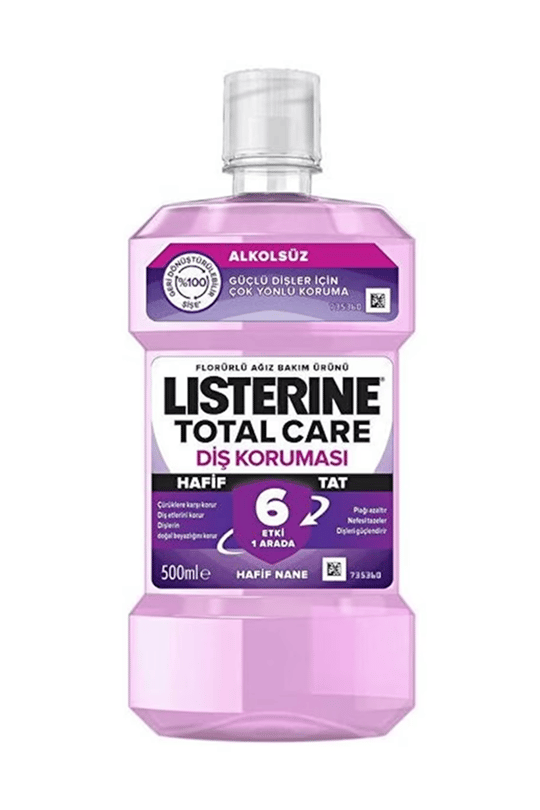 3574661636665 | Listerine Total Care Hafif Tat Diş Koruması Ağız Gargarası 500 ml | KozmovitalAğız Çalkalama SularıListerineListerine Total Care Hafif Tat Diş Koruması Ağız Gargarası 500 ml