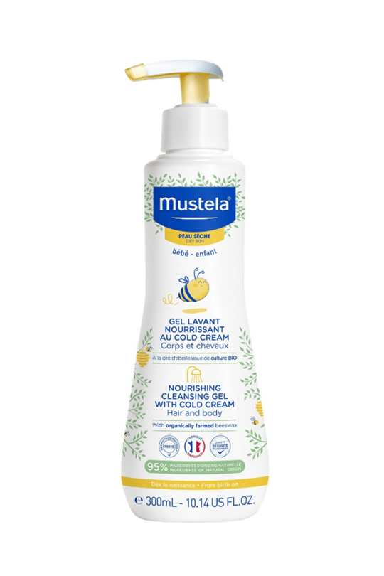 3504105028619 | Mustela Nourishing Cleansing Gel With Cold Cream 300 ml | KozmovitalBebek NemlendiricileriMustelaMustela Nourishing Cleansing Gel With Cold Cream 300 ml