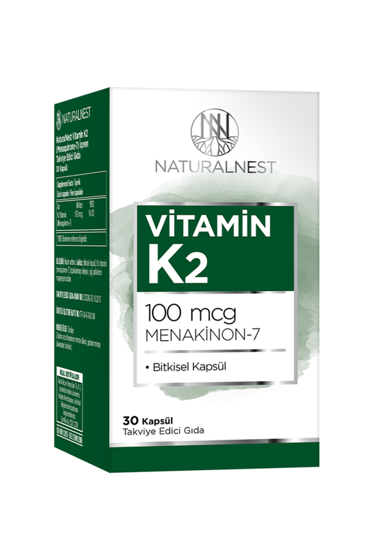 8697595877074 | NaturalNest Vitamin K2 30 Kapsül | KozmovitalVitamin / MultivitaminNaturalNestNaturalNest Vitamin K2 30 Kapsül