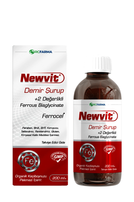 Newvit Demir Şurubu 200 ml | KozmovitalVitamin / MultivitaminRc FarmaNewvit Demir Şurubu 200 ml