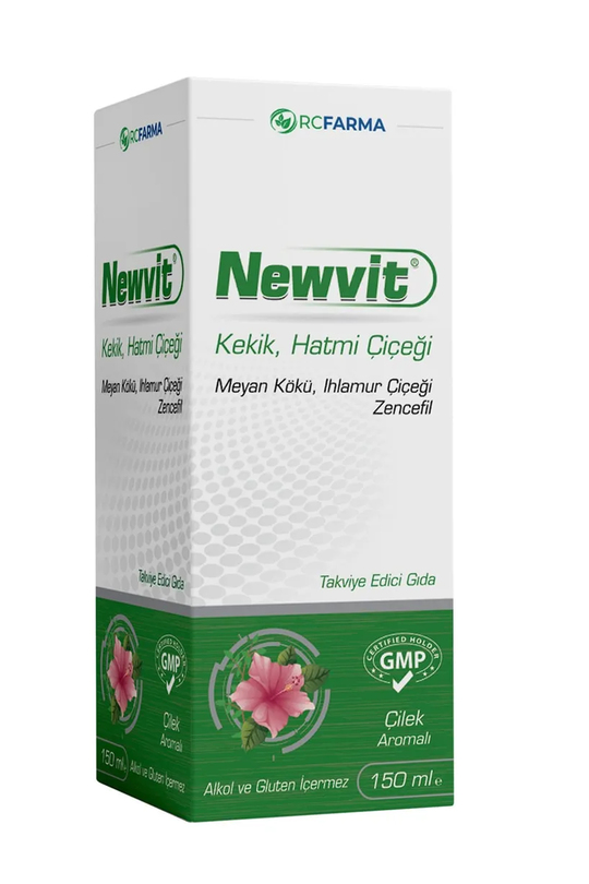 8682125462066 | Newvit Kekik Hatmi Şurup 150 ml | KozmovitalBitkisel ÜrünlerRc FarmaNewvit Kekik Hatmi Şurup 150 ml