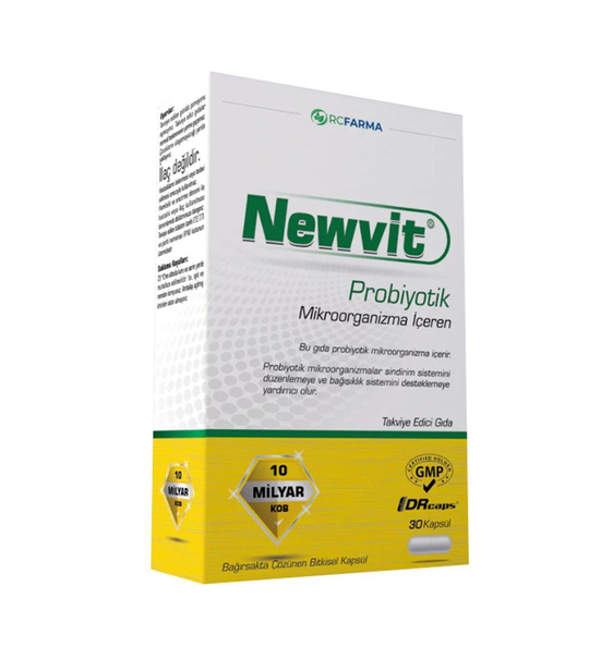 Newvit Probiyotik 30 Kapsül x 5 Kutu