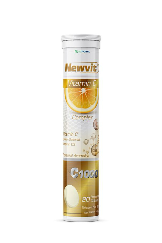 Vitamin / MultivitaminRc FarmaNewvit Vitamin C Complex Efervesan 20 Tablet