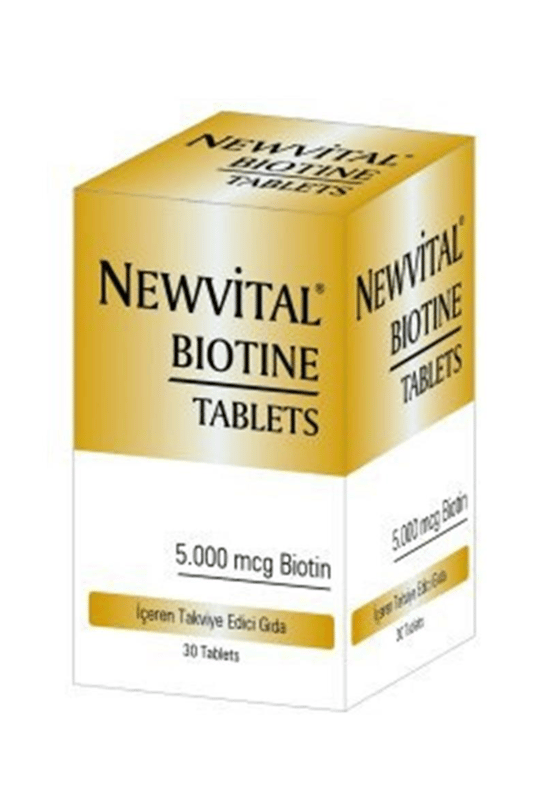 8681227011554 | Newvital Biotin 60 Tablet | KozmovitalVitamin / MultivitaminRc FarmaNewvital Biotin 60 Tablet