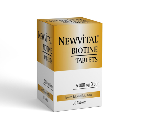 Vitamin / MultivitaminRc FarmaNewvital Biotin 60 Tablet x2 Adet