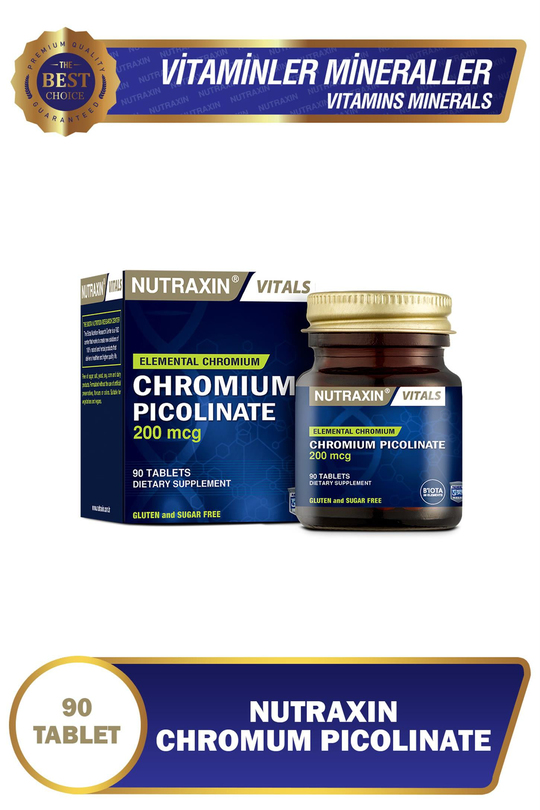 Nutraxin Chromium Picolinate 200 mcg 90 Tablet