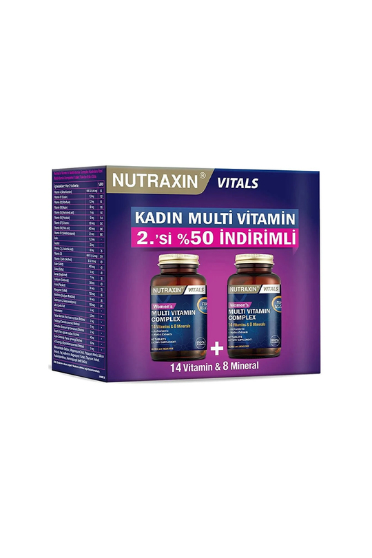 Витамини / мултивитаминиNutraxinNutraxin Multivitamin Kadın 2 si birarada