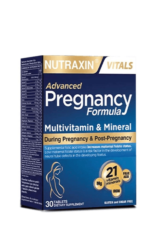 Nutraxin Pregnancy Formula 30 Tablet | KozmovitalVitamin / MultivitaminNutraxinNutraxin Pregnancy Formula 30 Tablet