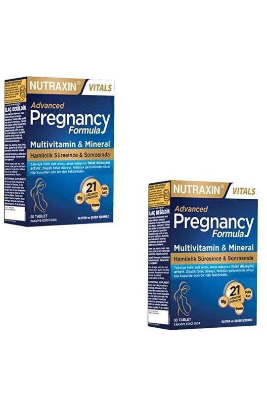 Vitamin / MultivitaminNutraxinNutraxin Pregnancy Formula 30 Tablet x2 Adet