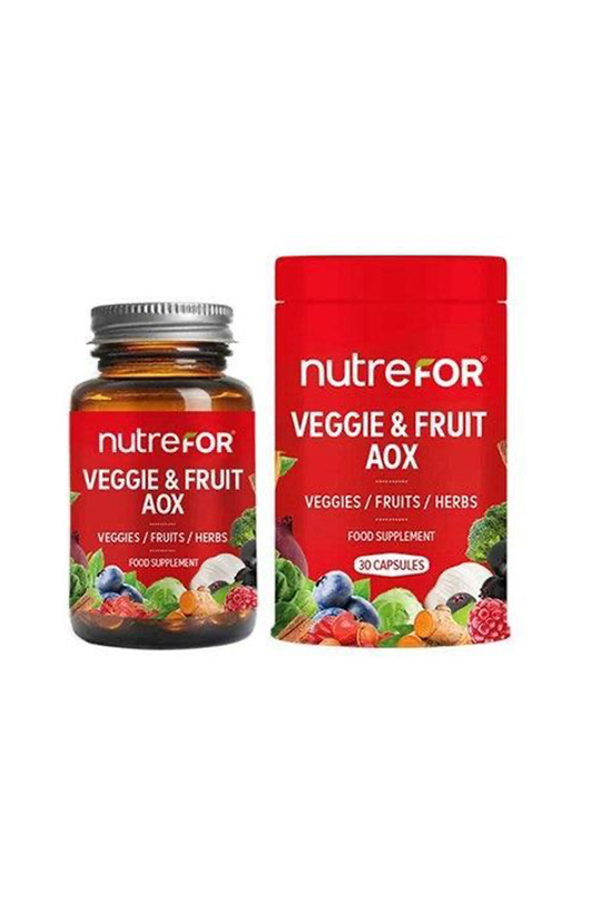 8683280333024 | Nutrefor Veggie Fruit Aox 30 Kapsül | KozmovitalBitkisel ÜrünlerNutreforNutrefor Veggie Fruit Aox 30 Kapsül