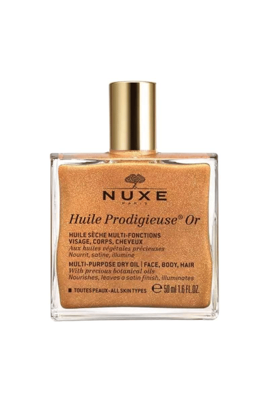 Овлажнители за лицеNuxeNuxe Altın Parıltılı Çok Amaçlı Kuru Yağ 50 ml (Yüz, Vücut, Saç)