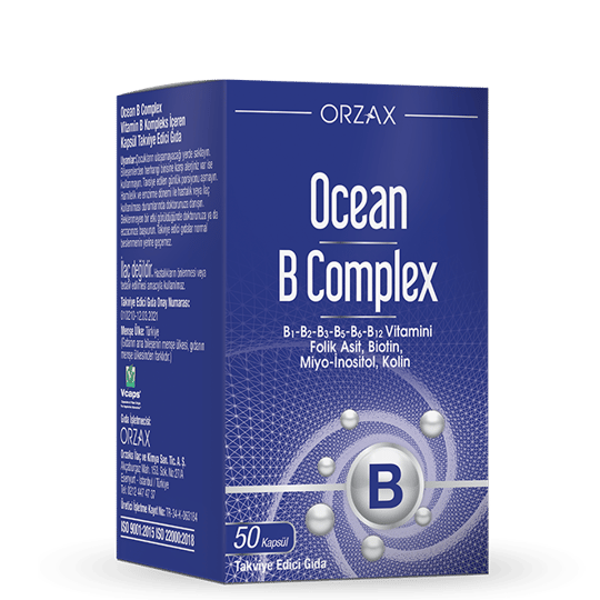 Витамини / мултивитаминиOrzaxOcean B Complex 50 Kapsül