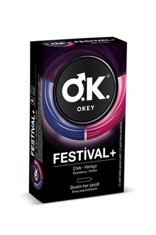 PrezervatifOkeyOkey Festival Prezervatif 12'li