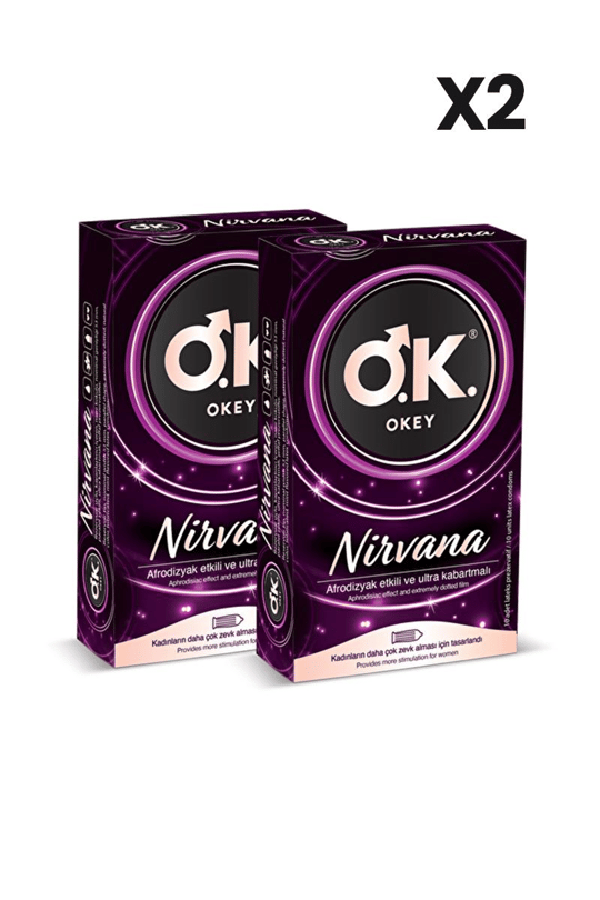 PrezervatifOkeyOkey Nirvana Prezervatif 10'lu
