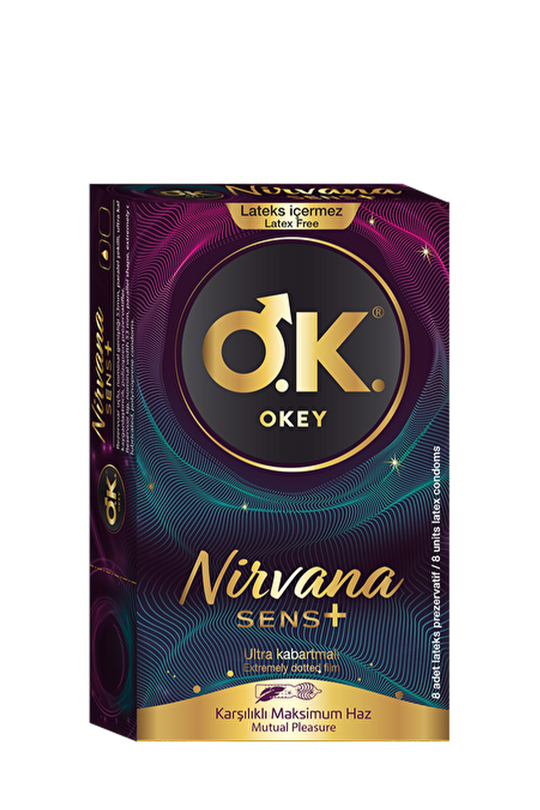 PrezervatifOkeyOkey Nirvana Sens Prezervatif 8'li