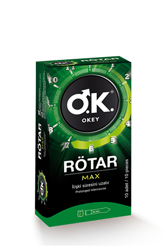 PrezervatifOkeyOkey Rötar Max Prezervatif 10'lu
