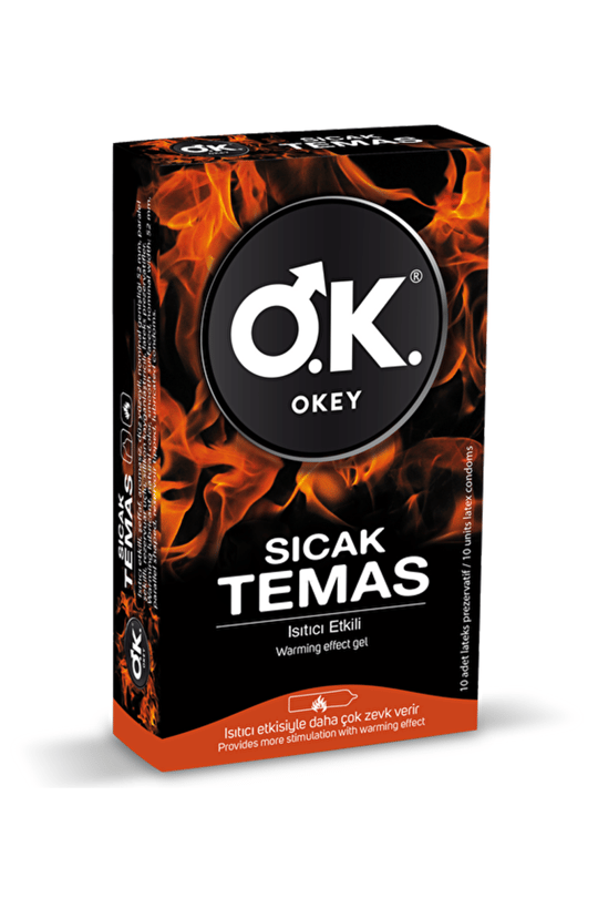 PrezervatifOkeyOkey Sıcak Temas Prezervatif 10'lu
