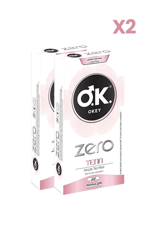 PrezervatifOkeyOkey Zero Tenn Prezervatif 8'li x2 Adet