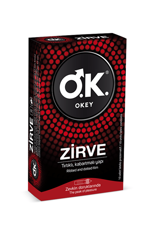 PrezervatifOkeyOkey Zirve Prezervatif 10'lu