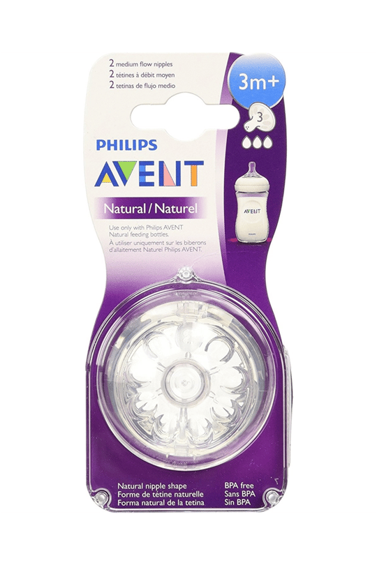 Шишета и биберони за храненеPhilips AventPhilips Avent SCF 043/27 Natural Biberon Emziği 3M+ 2Li
