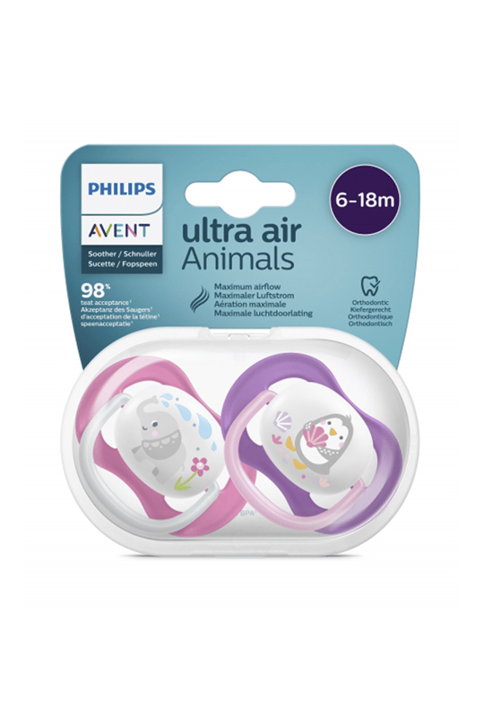 8710103949435 | Philips Avent SCF 080/08 Ultra Air Emzik 6-18 Ay Kız | KozmovitalEmziklerPhilips AventPhilips Avent SCF 080/08 Ultra Air Emzik 6-18 Ay Kız