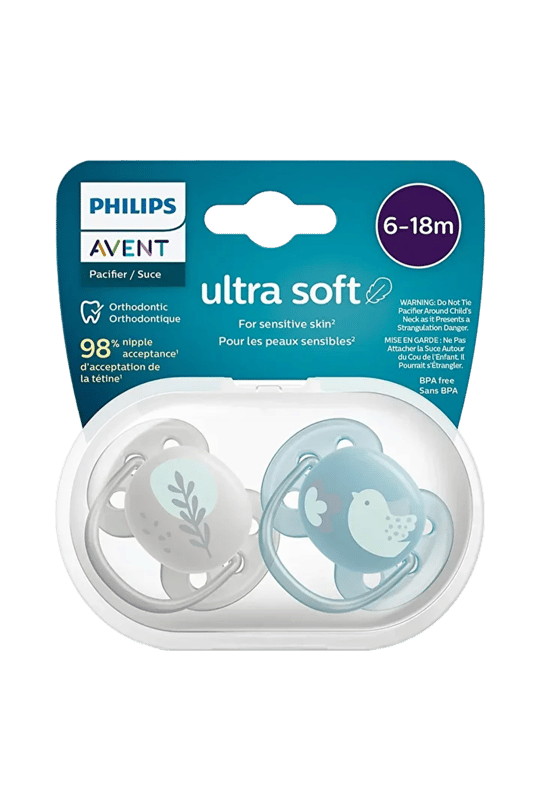 EmziklerPhilips AventPhilips Avent SCF091/15 Ultra Soft 6-18 Ay 2'li Erkek Emzik