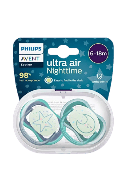 EmziklerPhilips AventPhilips Avent SCF376/13 Ultra Air Night 6-18 Ay 2'li Erkek Emzik