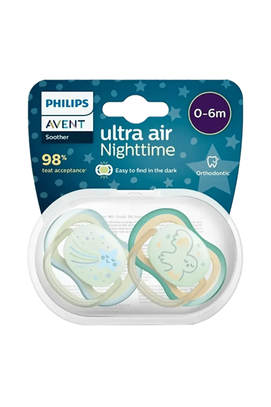 EmziklerPhilips AventPhilips Avent SCF376/18 Ultra Air Night 0-6 Ay 2'li Erkek Emzik