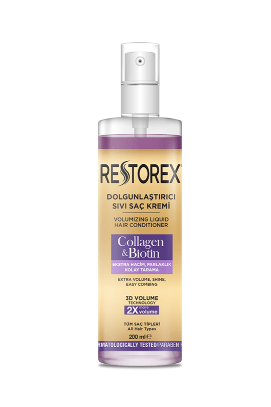 Restorex Collagen Biotin Dolgunlaştırıcı Sıvı Saç Kremi 200 ml