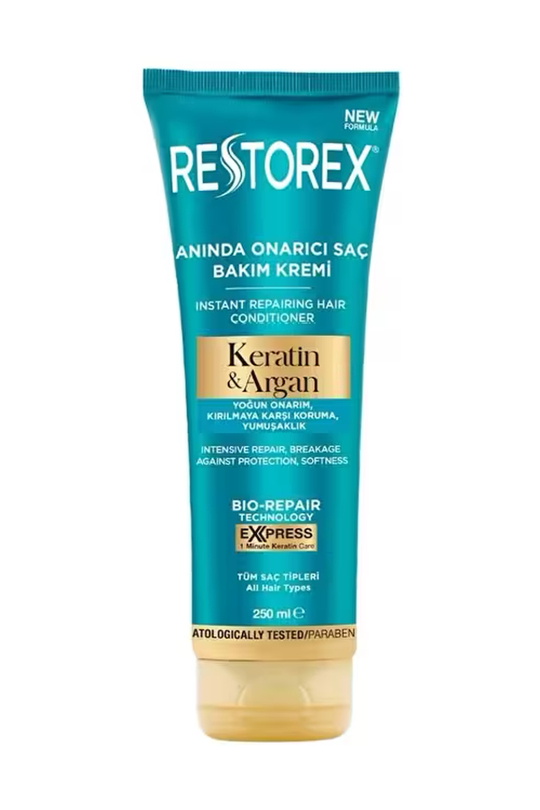 Saç KremiRestorexRestorex Keratin & Argan Onarıcı Saç Bakım Kremi 250 ml