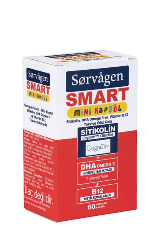 Sorvagen Smart Mini Kapsül 60 Adet | KozmovitalDiğer TakviyelerSorvagenSorvagen Smart Mini Kapsül 60 Adet