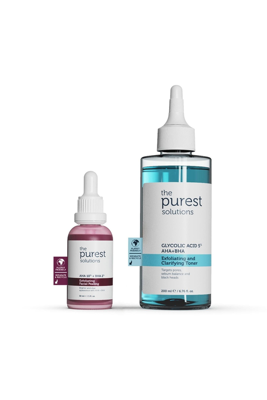 The Purest Solutions Siyah Nokta Önleme ve Gözenek Sıkılaştırmaya Yardımcı Bakım Seti 200 ml + 30 ml TPS110