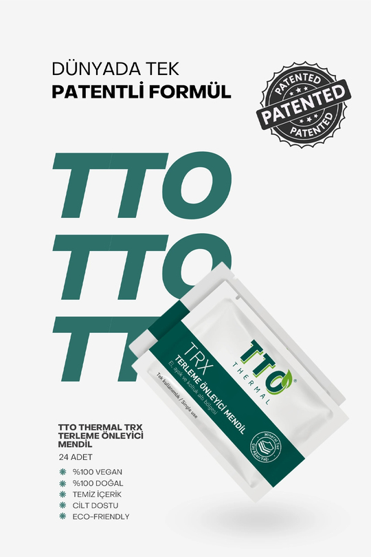 TTO TRX Terleme Önleyici Mendil 24 Adet