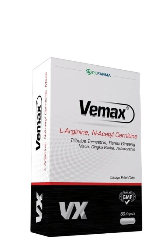 Vemax 60 Kapsül | KozmovitalDiğer TakviyelerRc FarmaVemax 60 Kapsül