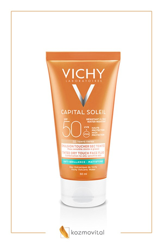 Vichy Ideal Soleil Tinted Dry Touch Face Fluid Spf50 50 ml