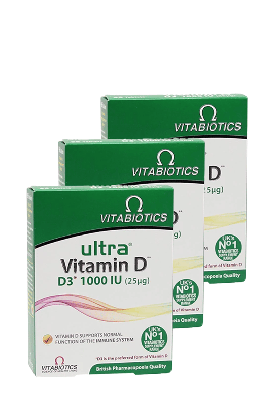 Витамини / мултивитаминиVitabioticsVitabiotics Ultra Vitamin D3 1000 IU 96 Tablet x3 Adet