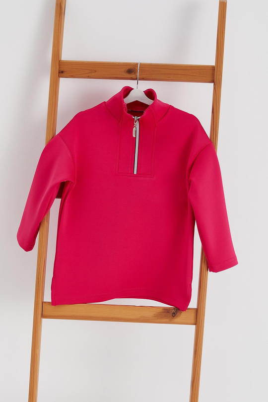 Çocuk Scuba Sweat Fuşya