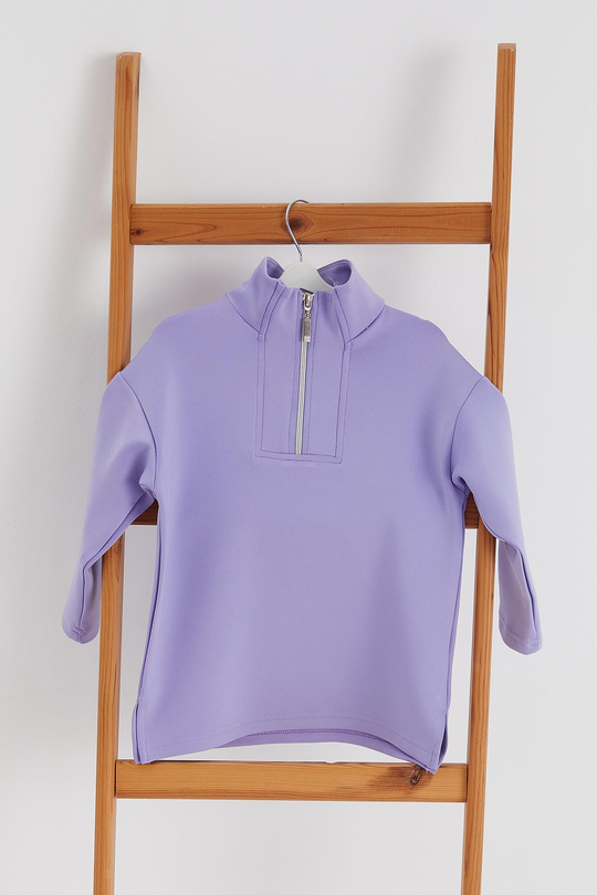 Çocuk Scuba Sweat Lila