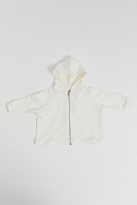 Çocuk Sweat Hırka Beyaz