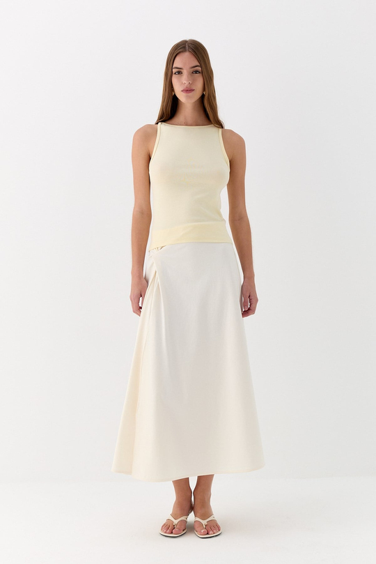 Halter Yaka Body Sarı