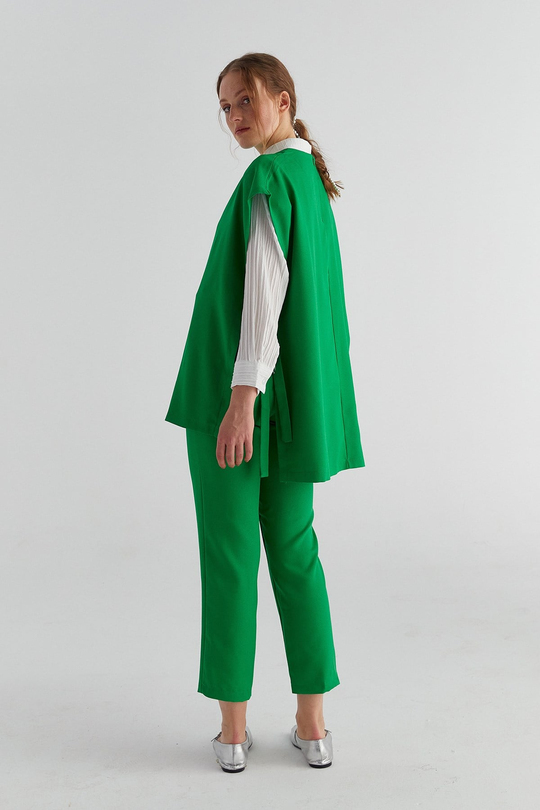 İkili Süveter Takım Ördek Yeşili