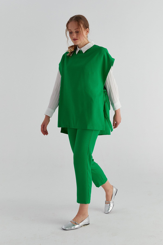 İkili Süveter Takım Ördek Yeşili