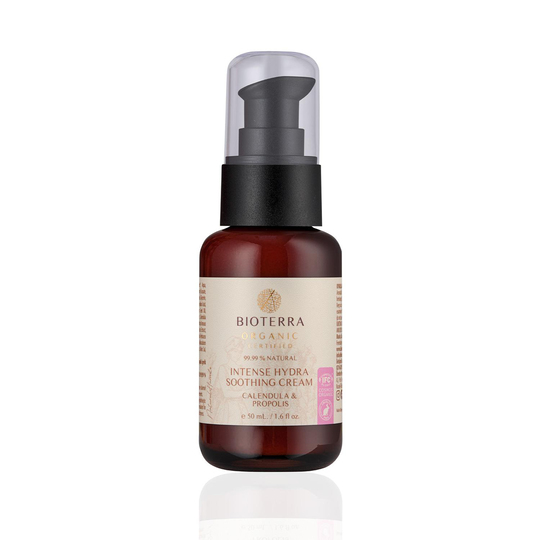Bioterra Organik İntense Hydra Soothing Cream Yoğun Nemlendirici Yatıştırıcı (Propolis Aynısafa) Krem 50 ml