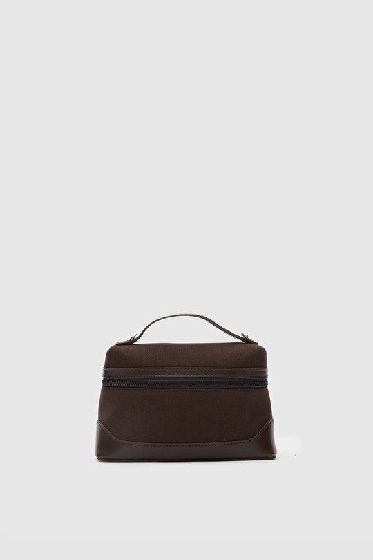 Yoko Box Bag El ve Çapraz Omuz Çanta Kahverengi
