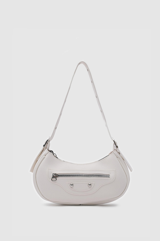 Sandy 90s Retro Baget Çanta Vanilla