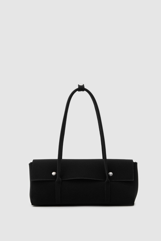 Mari Vintage Baget Çanta Siyah